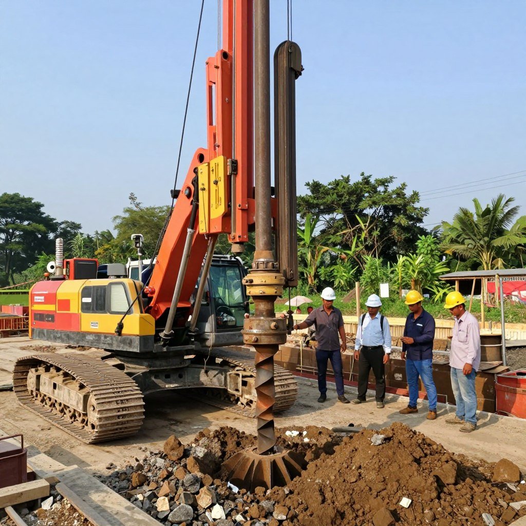 bore pile drilling jogja