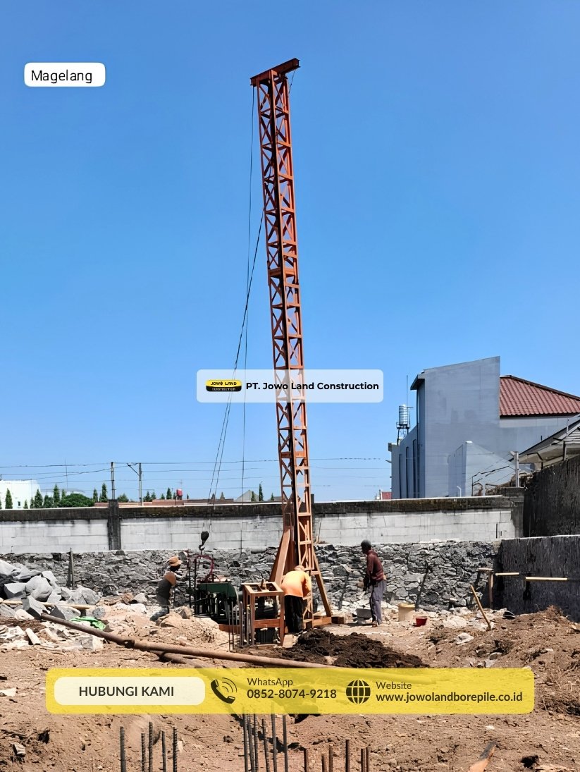 Jasa Bore Pile Magelang Jawa Tengah | by PT. Jowo Land Construction