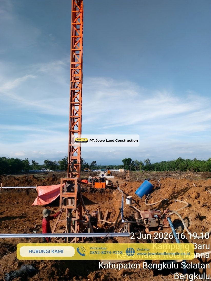Profesional Kontraktor Bore Pile Bengkulu | by PT. Jowo Land Construction